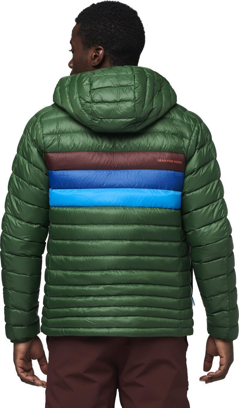 Fuego Down Hooded Jacket - Mens - Forest Stripes 2