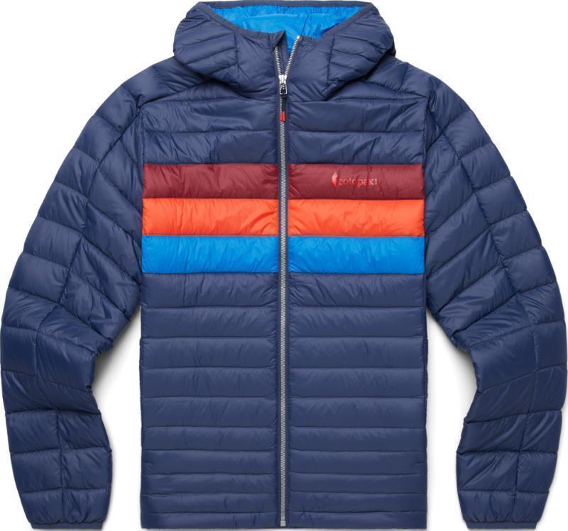Fuego Down Hooded Jacket - Mens - Ink Stripes 1