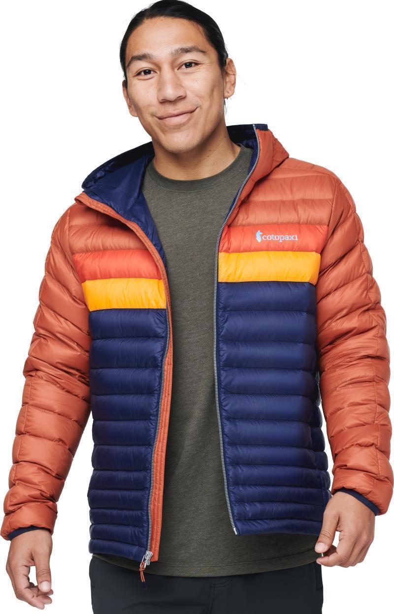 Fuego Down Hooded Jacket - Mens - Spice / Maritime 2
