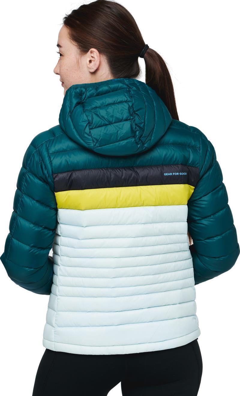 Fuego Down Hooded Jacket - Womens - Deep Ocean / Ice 3