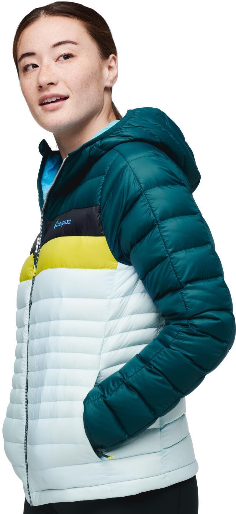 Fuego Down Hooded Jacket - Womens - Deep Ocean / Ice 4