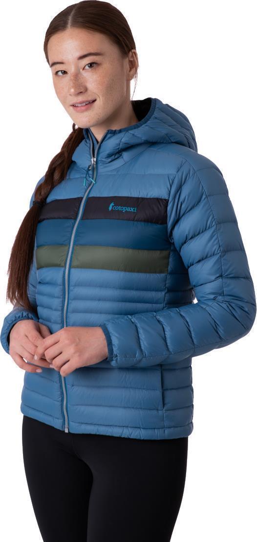 Fuego Down Hooded Jacket - Womens - Denim Stripes 2