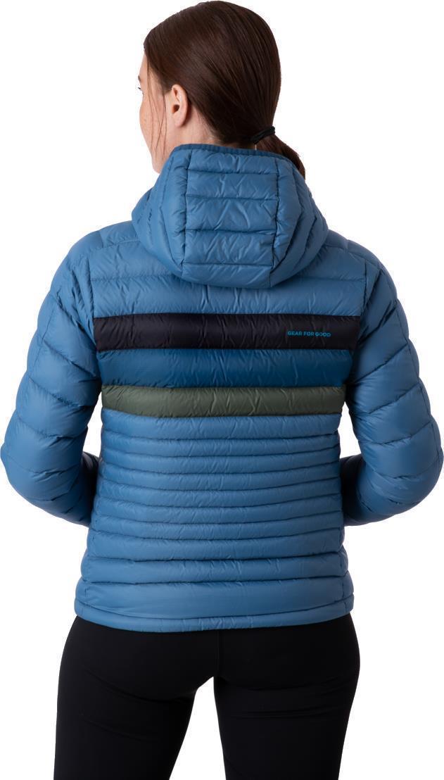 Fuego Down Hooded Jacket - Womens - Denim Stripes 4