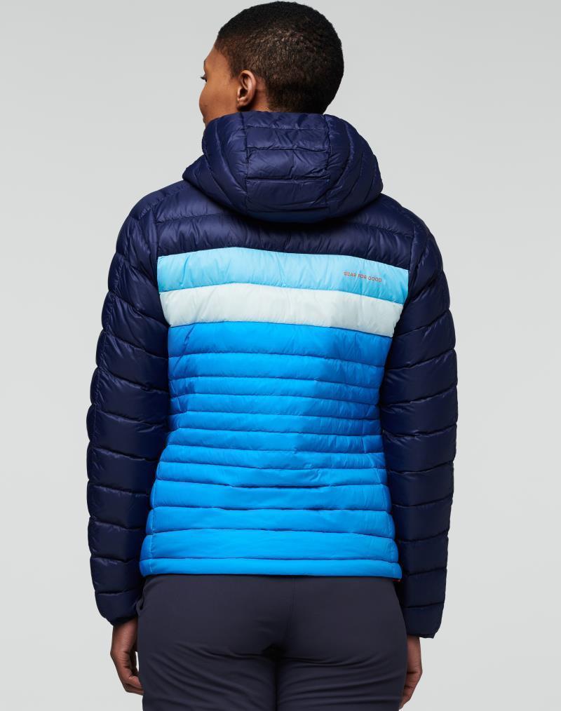 Fuego Down Hooded Jacket - Womens - Maritime / Saltwater 3