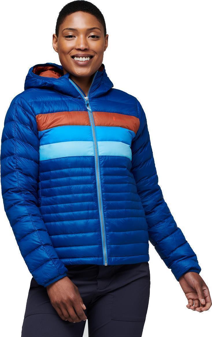 Fuego Down Hooded Jacket - Womens - Pacific Stripes 1