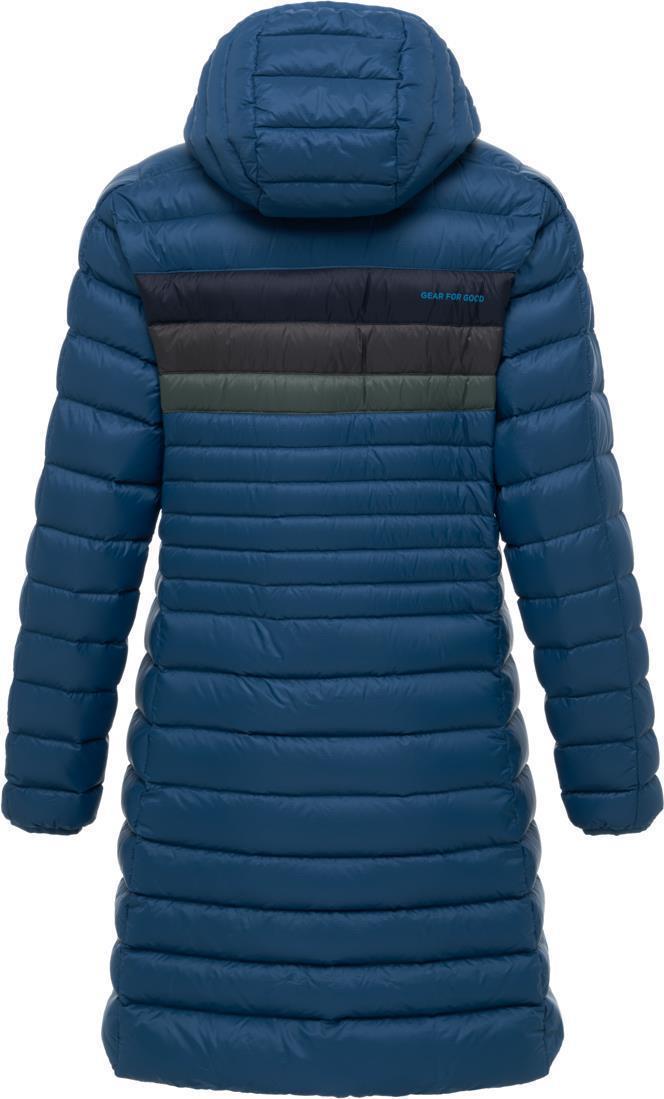 Fuego Down Hooded Parka - Womens - Indigo Stripes 2