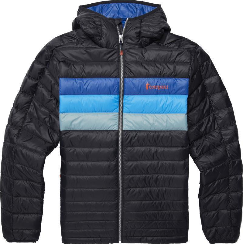 Fuego Down Jacket - Mens - Black / Pacific Stripes 1