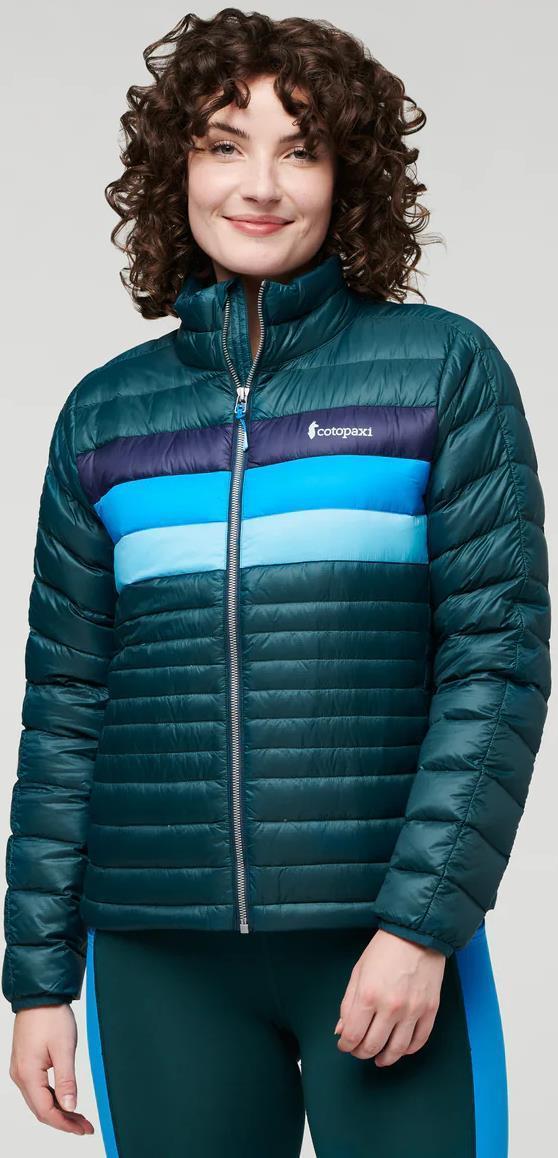 Fuego Down Jacket - Womens - Deep Ocean Stripes 1
