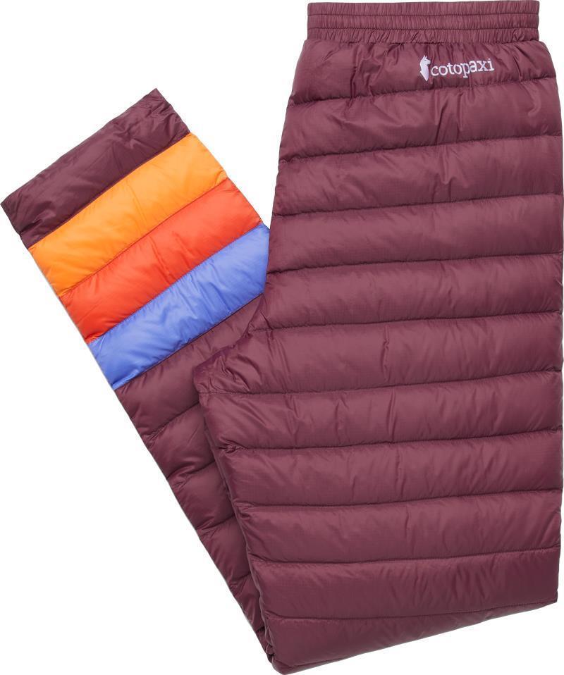 Fuego Down Pants - Womens - wine stripes 1