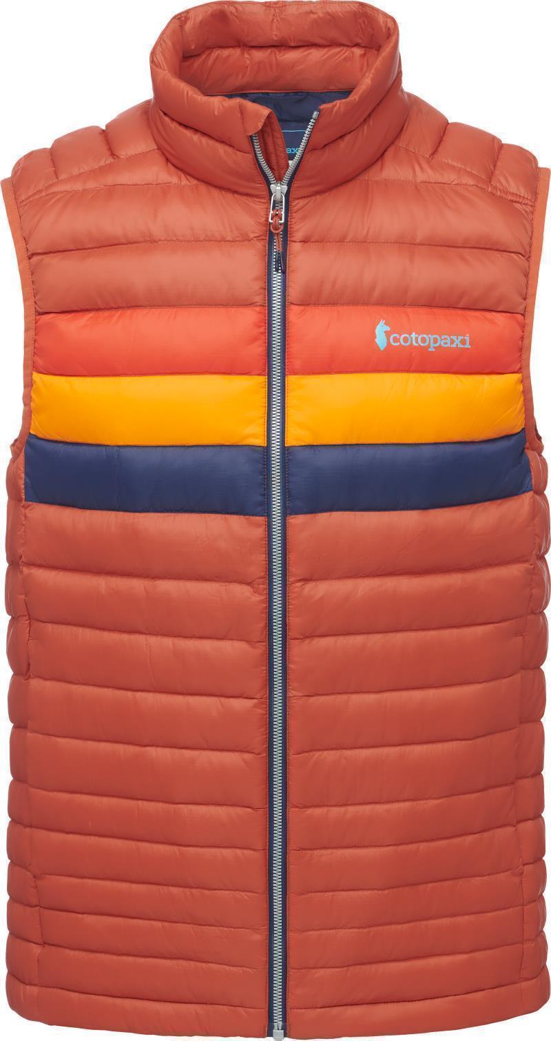 Fuego Down Vest - Mens - Spice Stripes 1