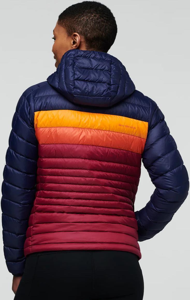 Fuego Down Vest - Womens - Maritime / Raspberry Stripes 2