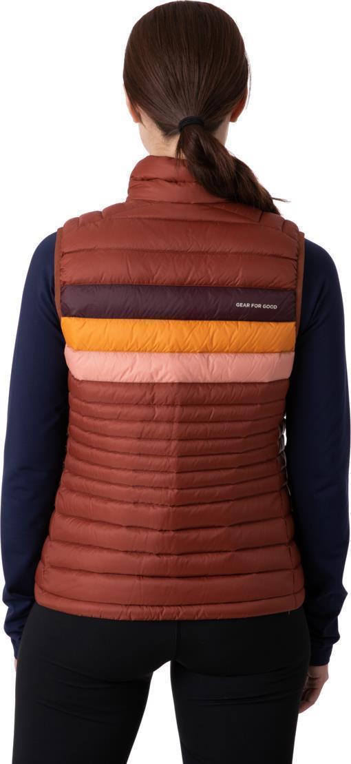 Fuego Down Vest - Womens - Rust Stripes 3