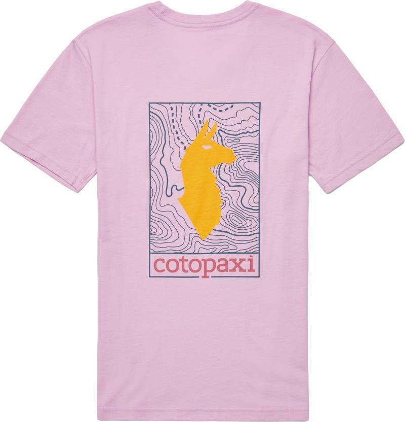 Llama Map Organic T-Shirt - Womens - orchid bloom 1