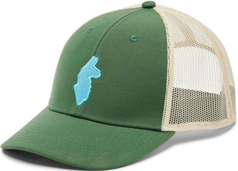 Llama Trucker Hat - Forest 1