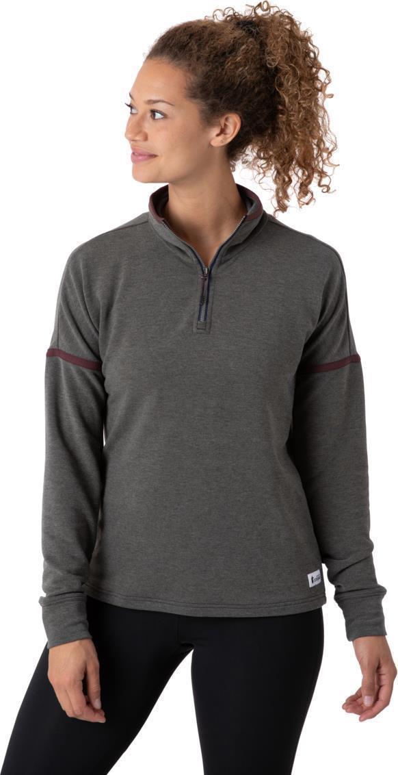 Lozano Quarter-Zip Fleece - Womens - Black Heather 3