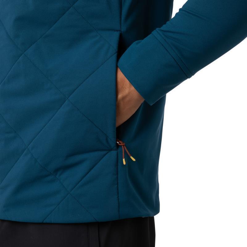 Monte Hybrid Jacket - Mens - Indigo / Rust 8
