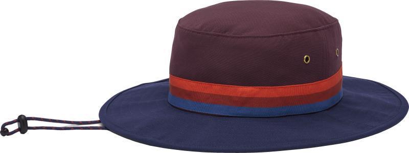 Orilla Sun Hat - wine / maritime 1