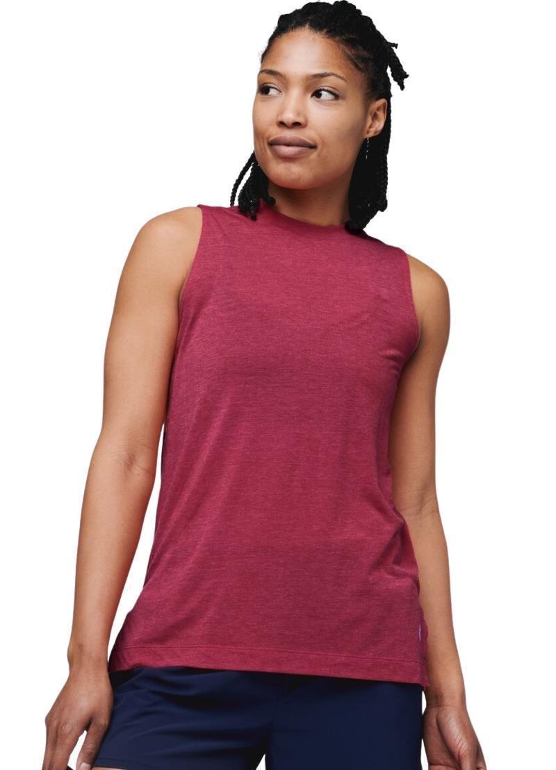Paseo Travel Tank - Womens - Raspberry 1