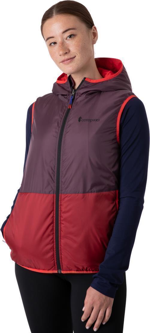 Teca Calido Reversible Hooded Vest - Womens - Red Hot Sun 3