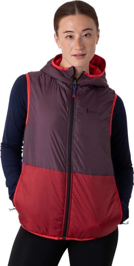 Teca Calido Reversible Hooded Vest - Womens - Red Hot Sun 1