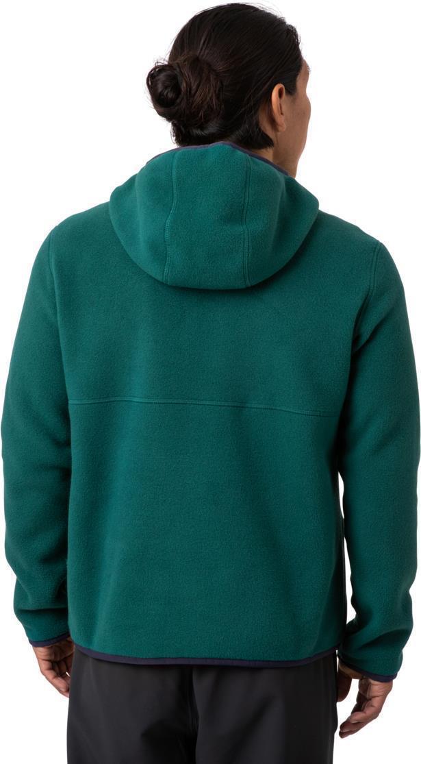 Teca Fleece Hooded Half-Zip Jacket - Mens - Edamame 2