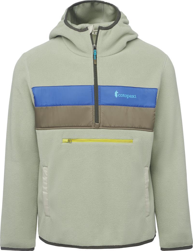 Teca Fleece Hooded Half-Zip Jacket - Mens - Grey Stone 1