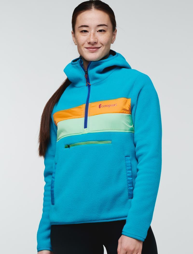 Teca Fleece Hooded Half-Zip Jacket - Womens - Aloha 3