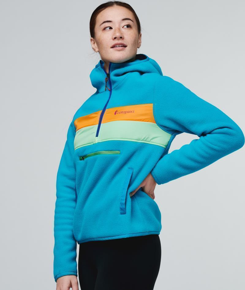 Teca Fleece Hooded Half-Zip Jacket - Womens - Aloha 4