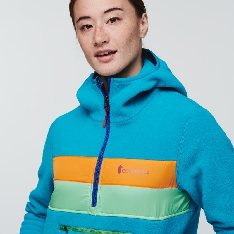 Teca Fleece Hooded Half-Zip Jacket - Womens - Aloha 5