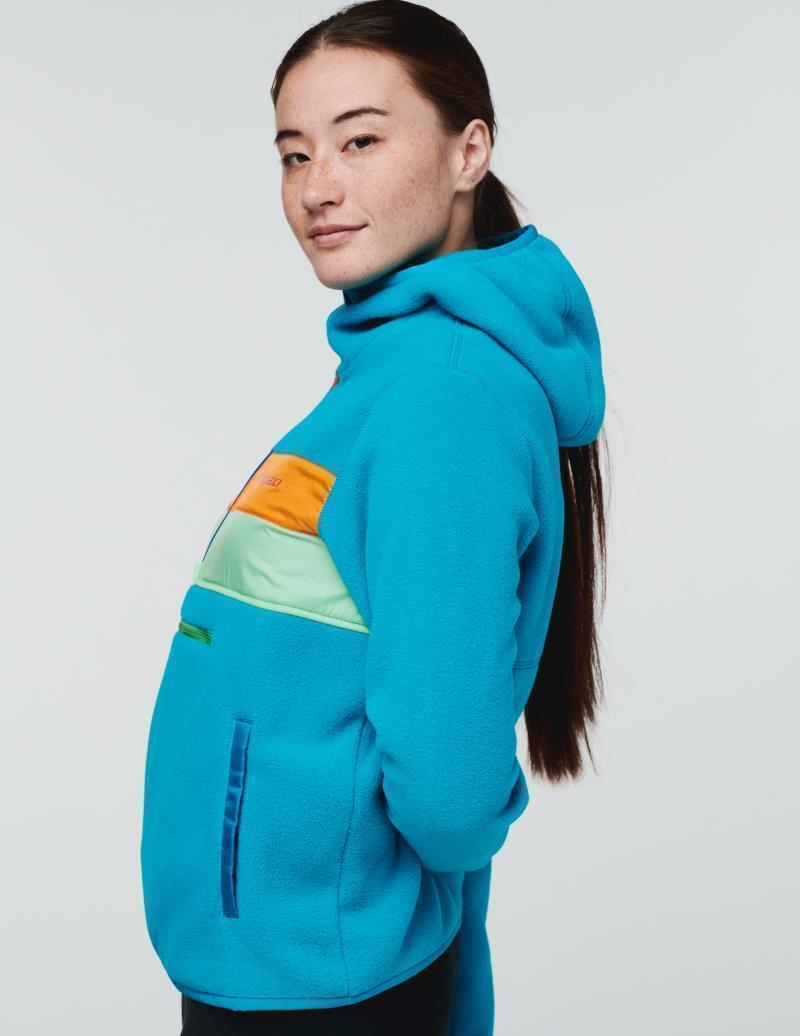 Teca Fleece Hooded Half-Zip Jacket - Womens - Aloha 6