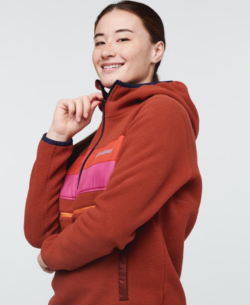 Teca Fleece Hooded Half-Zip Jacket - Womens - Colorado 4
