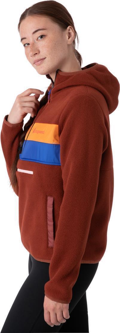 Teca Fleece Hooded Half-Zip Jacket - Womens - Desert Sun 4