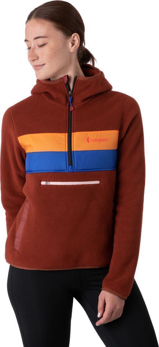 Teca Fleece Hooded Half-Zip Jacket - Womens - Desert Sun 5