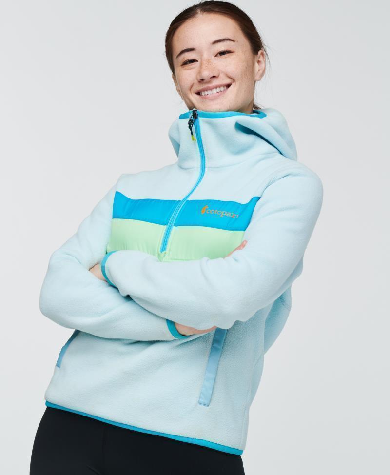 Teca Fleece Hooded Half-Zip Jacket - Womens - Gone Fishing 3