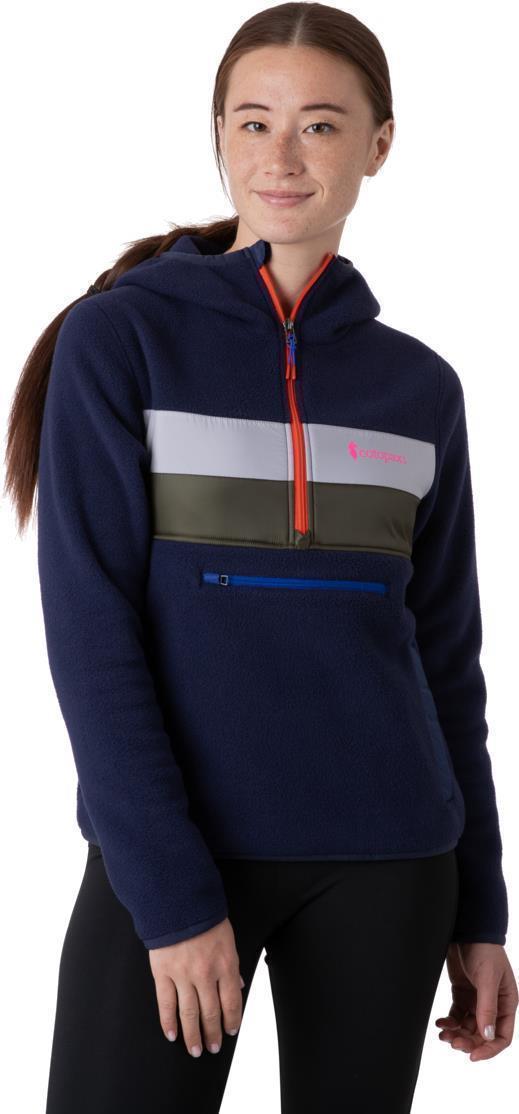 Teca Fleece Hooded Half-Zip Jacket - Womens - Star Gazing 1