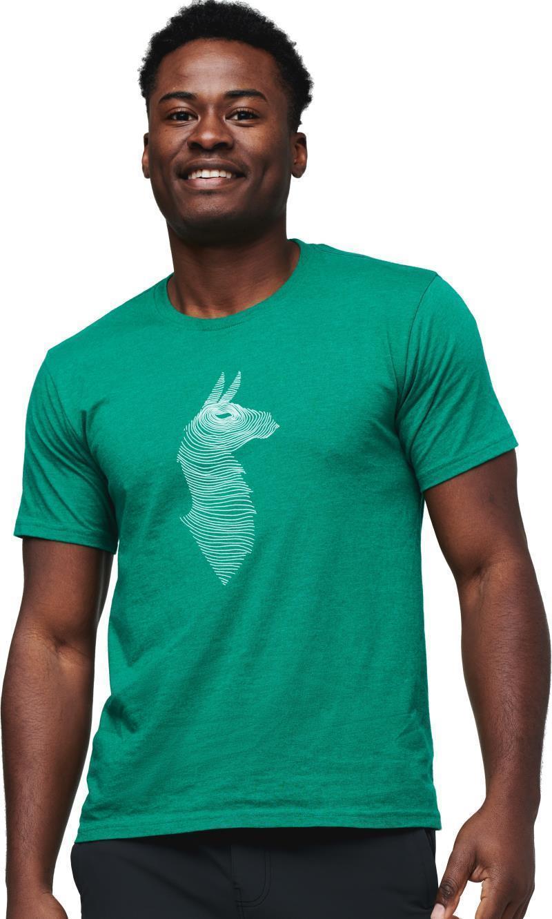 Topo Llama Organic T-Shirt - Mens - Verde 1