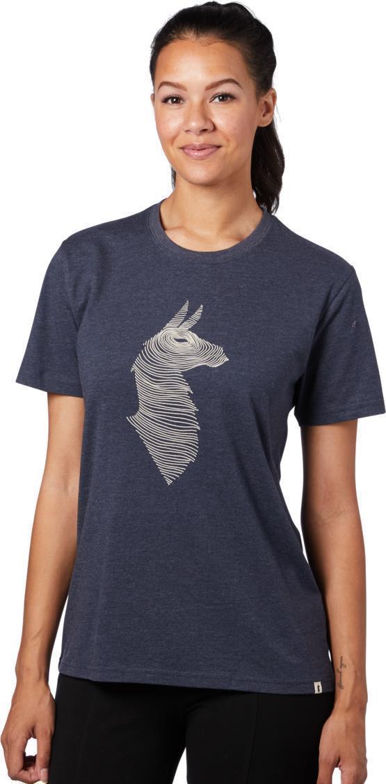 Topo Llama Organic T-Shirt - Womens - Graphite 2