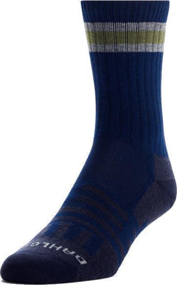 Heritage Lightweight Crew Socks - Indigo 1