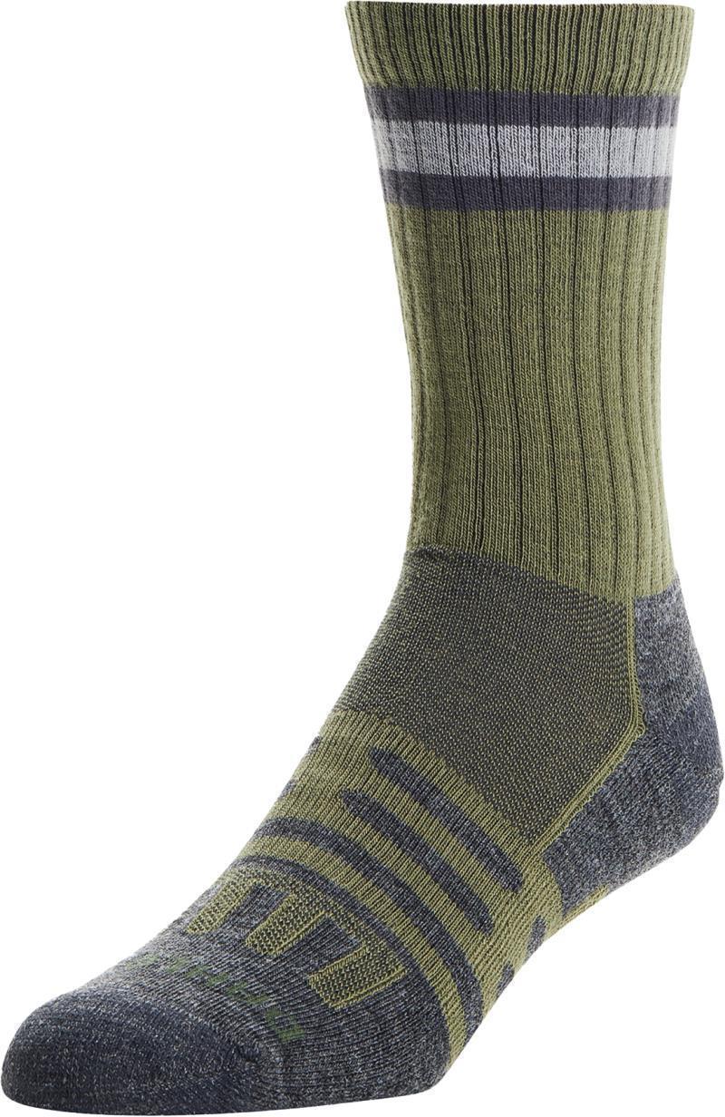 Heritage Lightweight Crew Socks - Olive 1