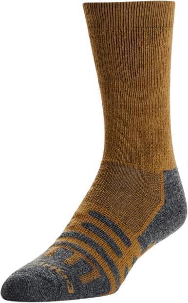 Journey Heavy Mid-Calf Socks - Bark 1