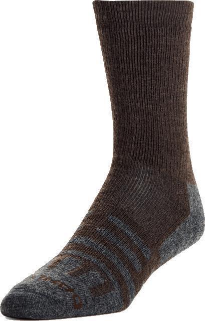 Journey Heavy Mid-Calf Socks - Walnut 1
