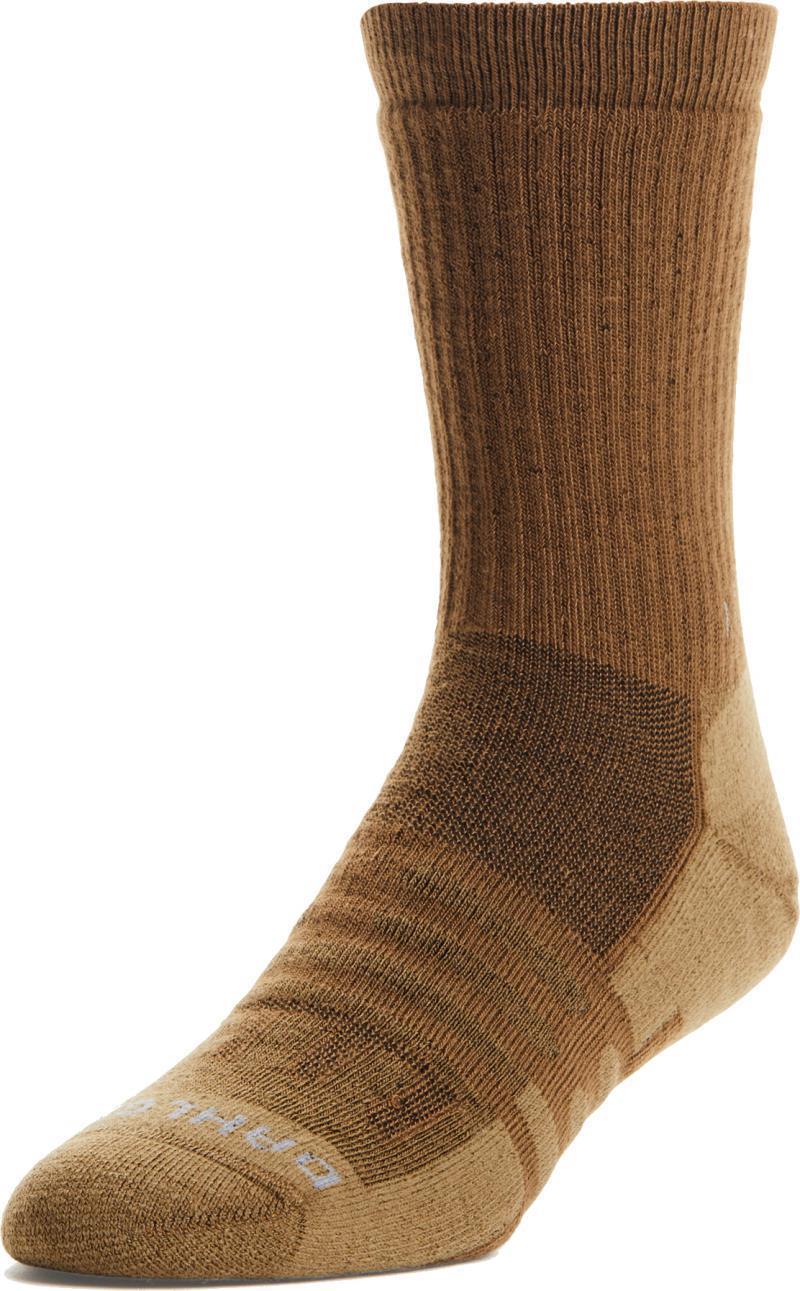 Trailhead Lightweight Crew Socks - Bark 1