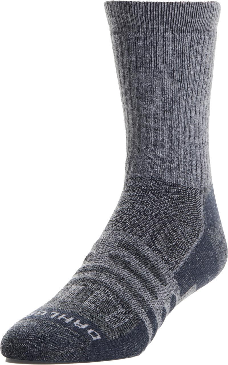 Trailhead Lightweight Crew Socks - Coal 1