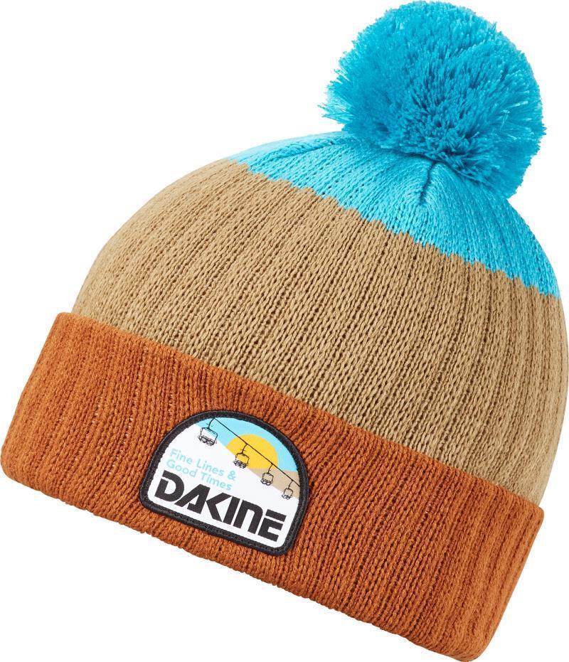 Ezra Beanie - red earth / stone / ai aqua 1