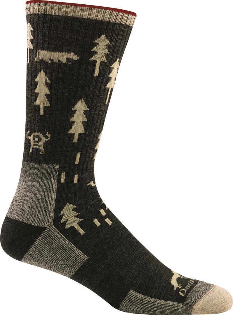 ABC Boot Midweight Cushion Socks - Mens - Black 1