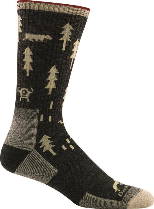 ABC Boot Midweight Cushion Socks - Mens - Black 1