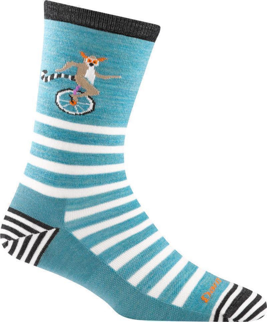 Animal Haus Crew Lightweight Cushion Socks - Womens - Aqua 1