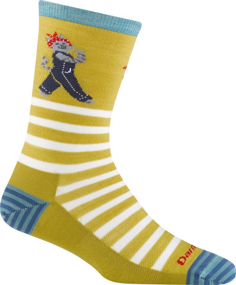 Animal Haus Crew Lightweight Cushion Socks - Womens - Buttercup 1
