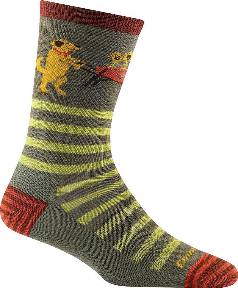 Animal Haus Crew Lightweight Cushion Socks - Womens - Herb 1