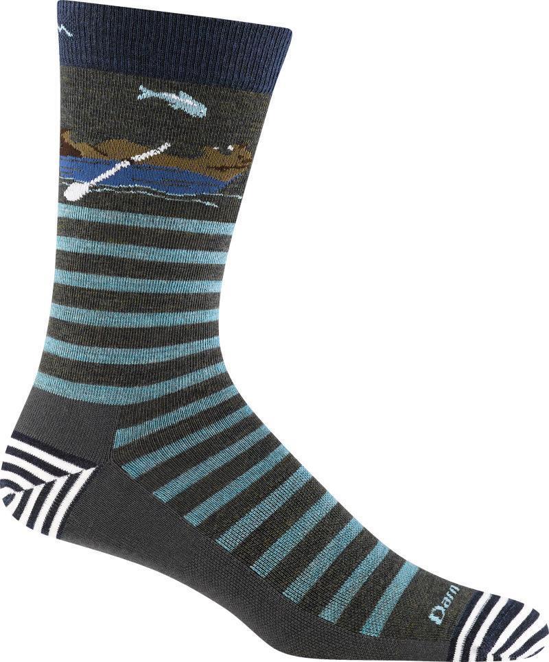 Animal Haus Crew Lightweight Socks - Mens - Forest 1